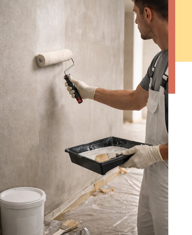 Грунтовка стен в Коркино от 2284 руб. м2 — быстро, недорого, с материалом | ОТДЕЛОЧНИК-Крк