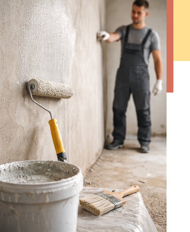 Нанесение бетоноконтакта на стены в Коркино от 4360 руб. быстро и недорого | ОТДЕЛОЧНИК-Крк