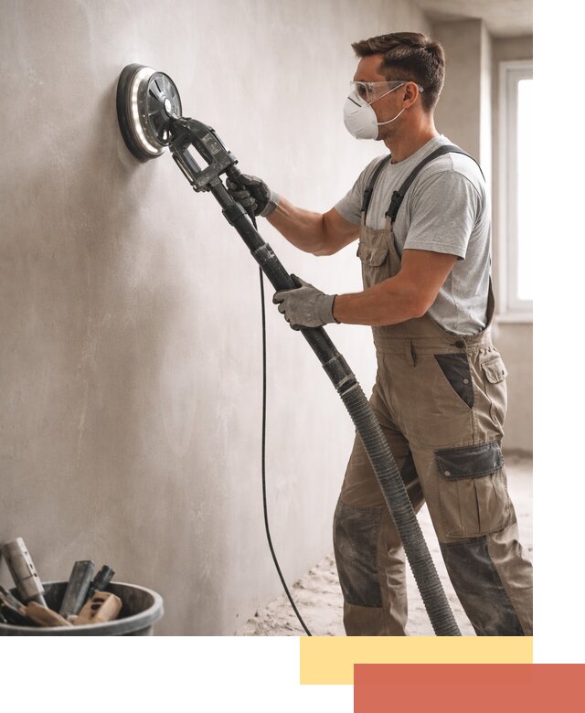 Профессиональная шлифовка стен в Коркино быстро и качественно