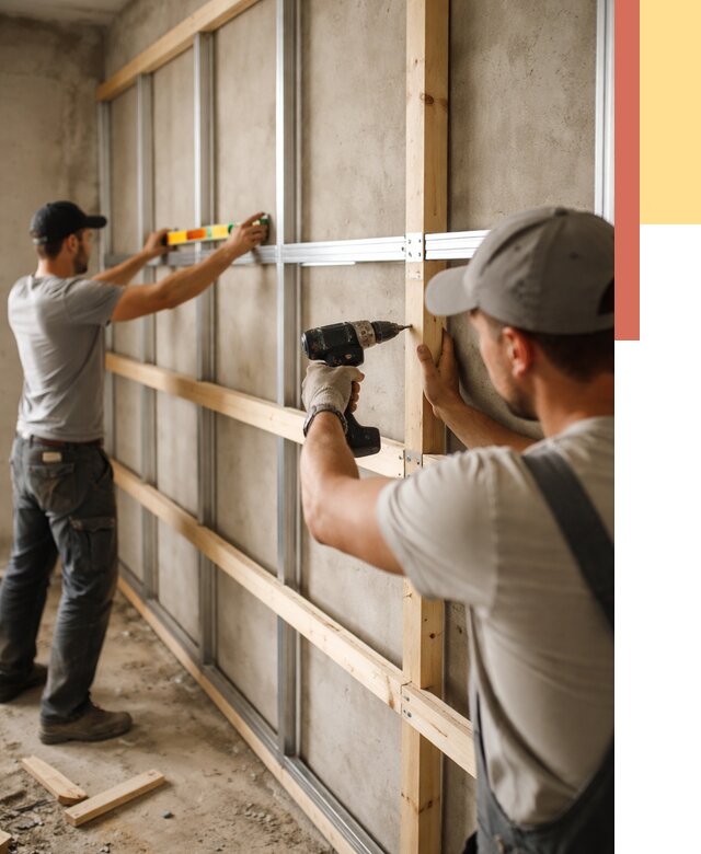 Устройство обрешетки под панели в Коркино от 2180 руб. — монтаж под ключ | ОТДЕЛОЧНИК-Крк