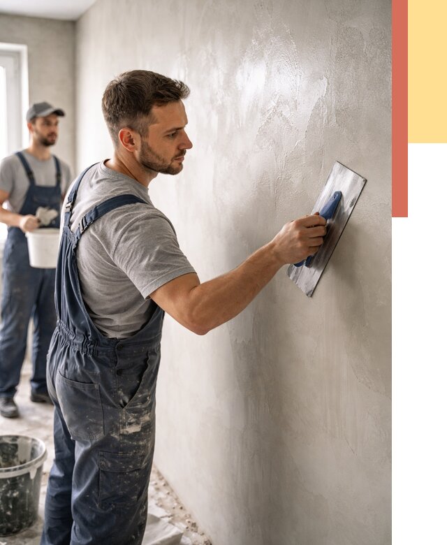 Глянцевание штукатурки стен в Коркино от 7786 руб. — услуги и затирка | ОТДЕЛОЧНИК-Крк