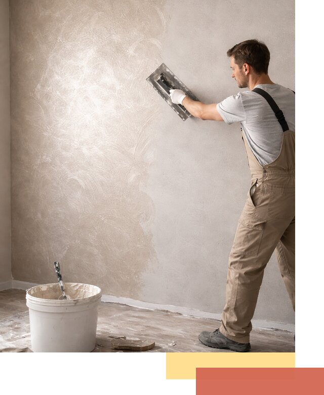 Декоративная штукатурка «Мокрый шелк» под ключ в Коркино