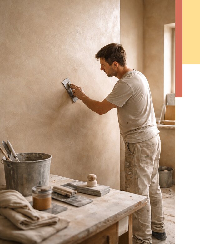 Марокканская штукатурка таделакт в Коркино под ключ от 4360 руб. | ОТДЕЛОЧНИК-Крк