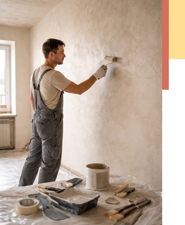 Нанесение лессирующей краски по декоративке в Коркино от 1817 руб. | ОТДЕЛОЧНИК-Крк