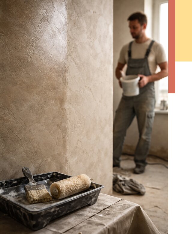 Нанесение воска на штукатурку в Коркино от 3633 руб. | Услуги ОТДЕЛОЧНИК-Крк