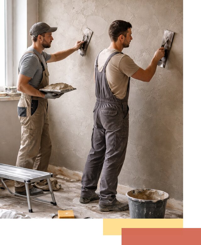 Ремонт декоративной штукатурки и восстановление фактуры в Коркино