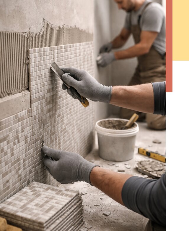 Облицовка стен мозаикой в Коркино от 3322 руб/м2 — укладка мозаики на стены | ОТДЕЛОЧНИК-Крк