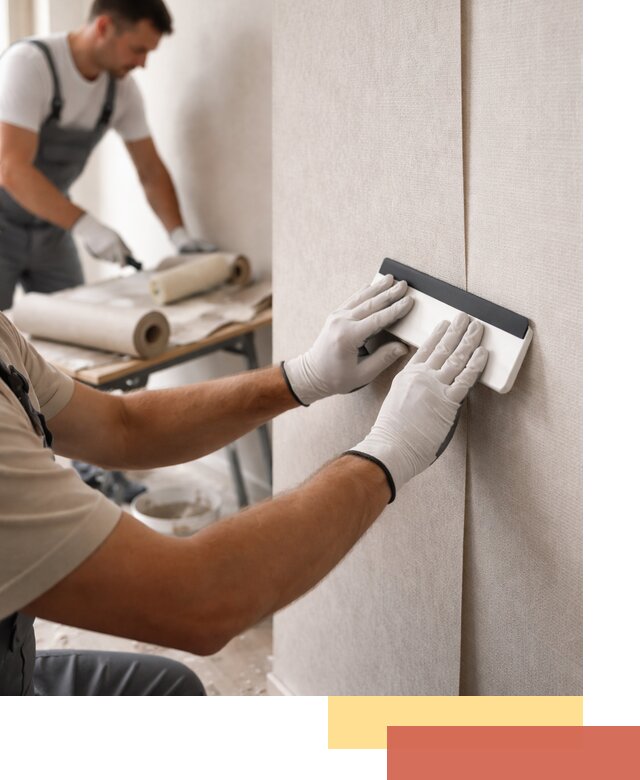 Поклейка обоев под покраску в Коркино профессионально и быстро