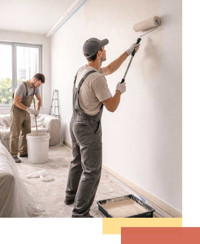 Покраска стен в офисе в Коркино — быстрый и качественный ремонт