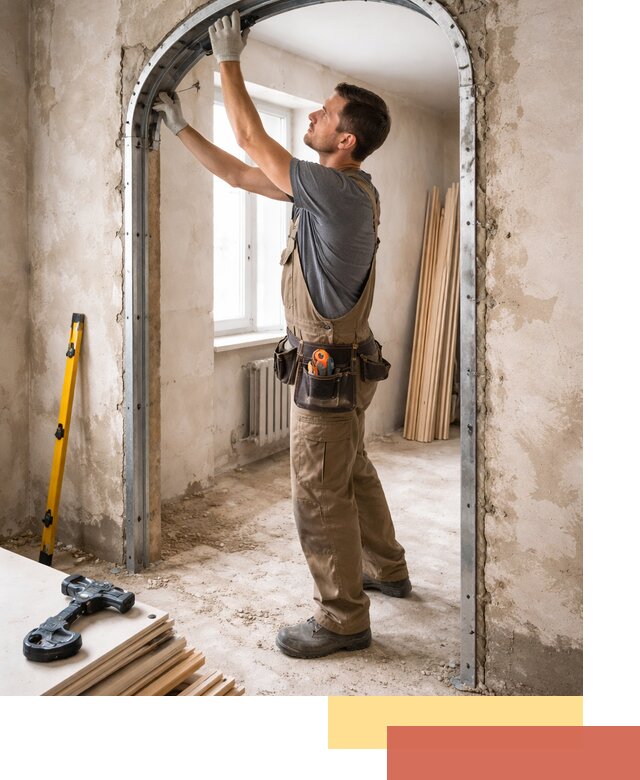 Устройство арочного проема в Коркино под ключ