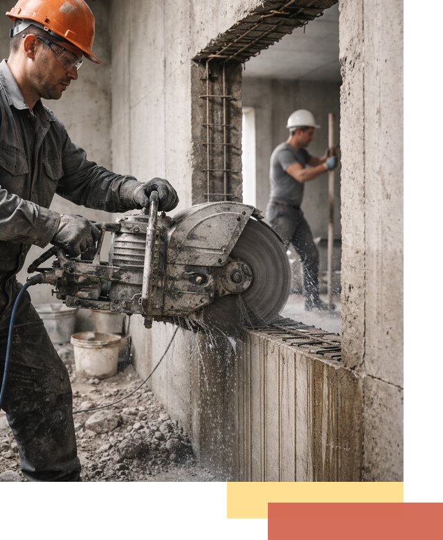 Алмазная резка проемов в Коркино быстро и точно