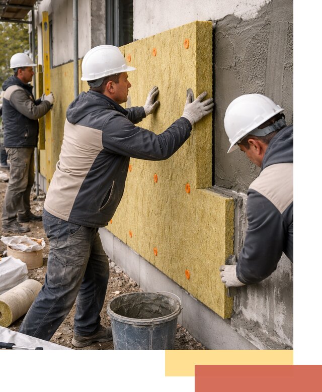 Утепление стен минватой в Коркино — тепло и звукоизоляция