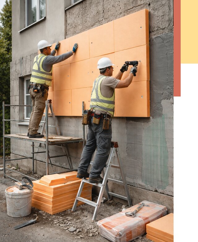 Утепление стен пеноплексом в Коркино от 1920 руб./м2 — быстро и недорого | ОТДЕЛОЧНИК-Крк