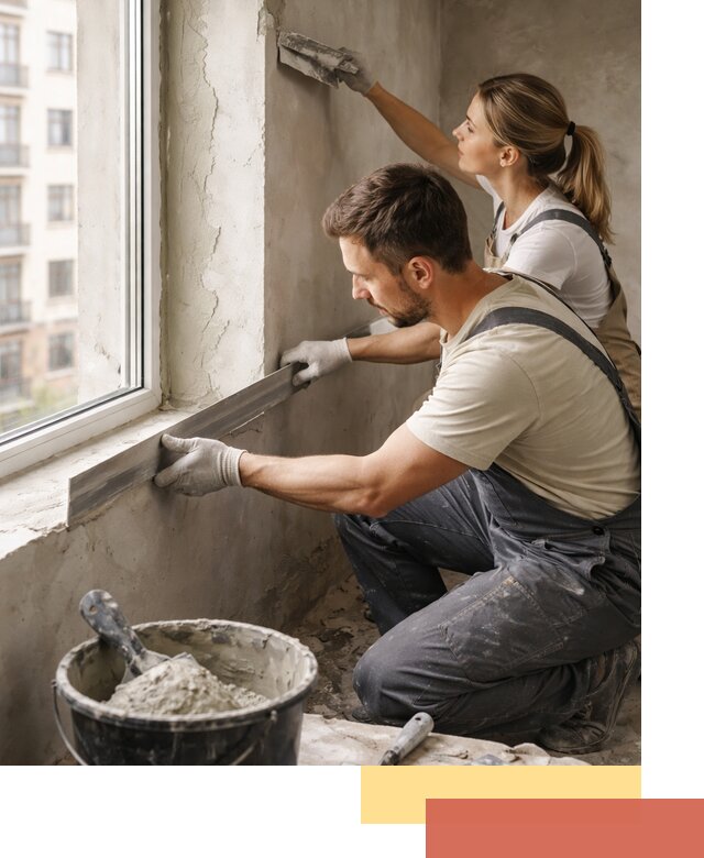 Штукатурка откосов дверей и окон профессионально в Коркино