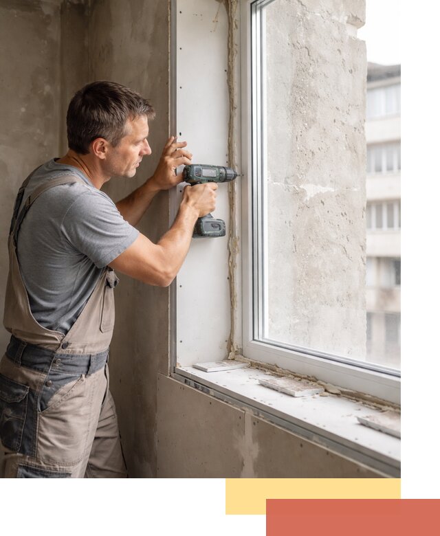 Монтаж гипсокартонных откосов в Коркино под ключ