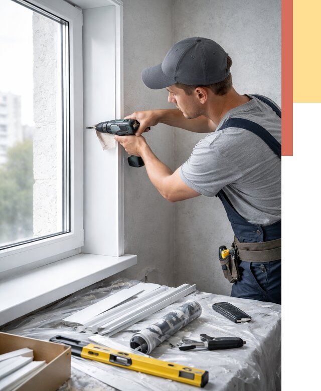 Установка пластиковых откосов в Коркино от 2336 руб. | ОТДЕЛОЧНИК-Крк монтаж, быстро и недорого