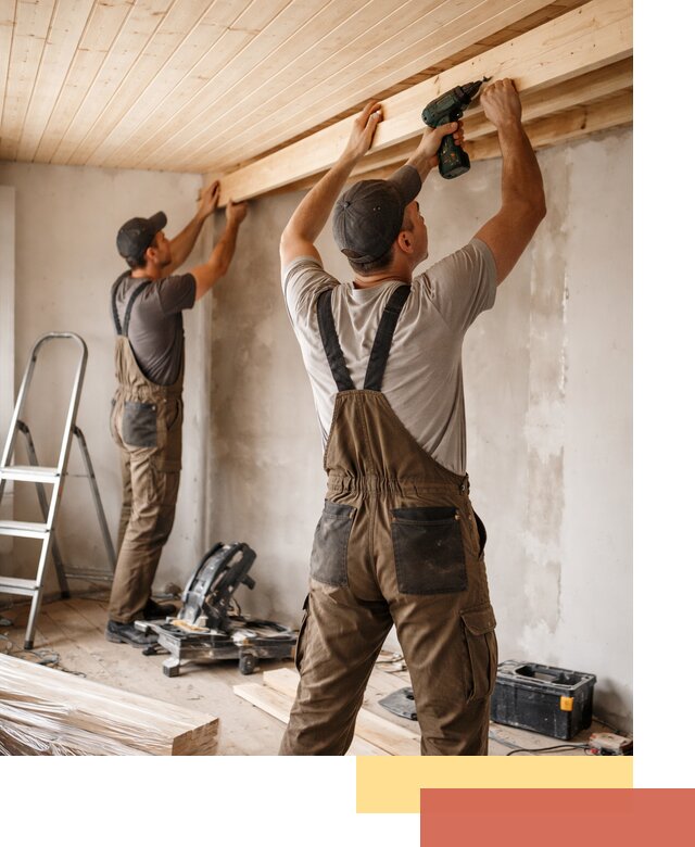 Монтаж потолка из вагонки в Коркино профессионально и аккуратно