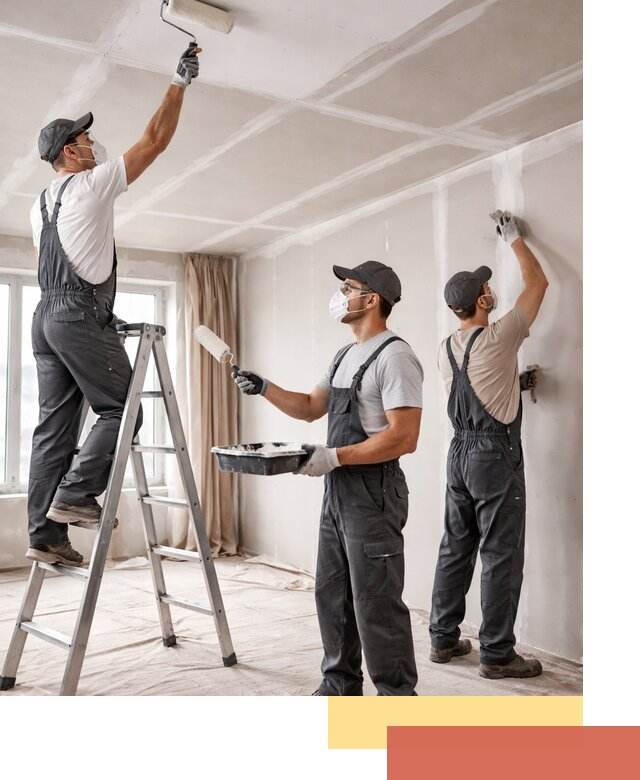 Покраска потолка из гипсокартона в Коркино качественно и недорого