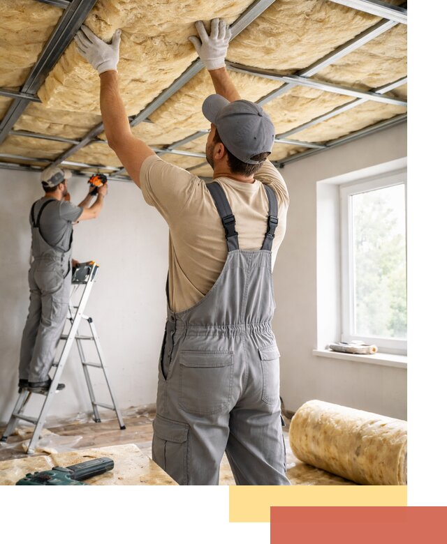 Утепление потолка под ключ в Коркино качественно и быстро