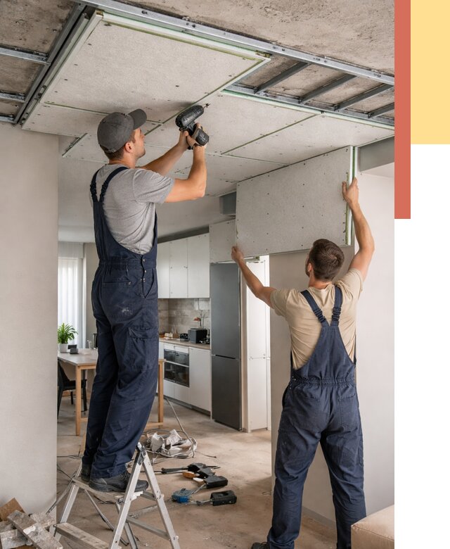 Шумоизоляция потолка панелями зипс в Коркино от 1920 руб. под ключ | ОТДЕЛОЧНИК-Крк